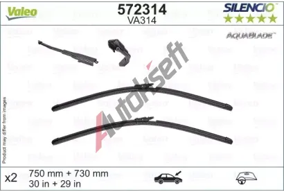 VALEO St�ra� SILENCIO AQUABLADE SET VA 572314, 572314