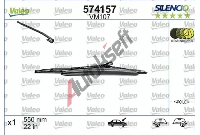 VALEO Stra SILENCIO CARDBOARD 550 mm VA 574157, 574157