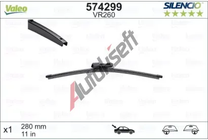 VALEO Stra SILENCIO X-TRM 285 mm VA 574299, 574299