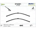 VALEO Sada stra SILENCIO X-TRM - 530 + 475 mm ‐ VA 574301
