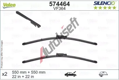 VALEO Sada stra SILENCIO X-TRM - 550 + 550 mm VA 574464, 574464