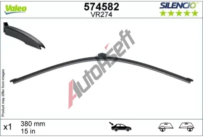 VALEO Stra SILENCIO REAR 380 mm VA 574582, 574582