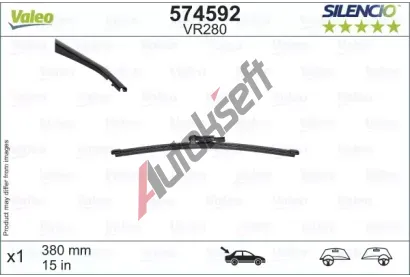 VALEO Stra SILENCIO REAR 380 mm VA 574592, 574592