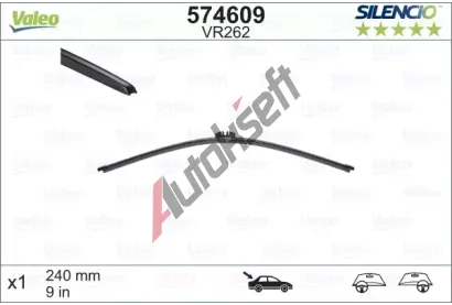 VALEO Stra SILENCIO X-TRM 240 mm VA 574609, 574609