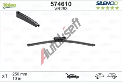 VALEO Stra SILENCIO X-TRM 255 mm VA 574610, 574610