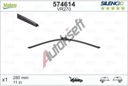 VALEO Stra SILENCIO X-TRM 285 mm VA 574614, 574614