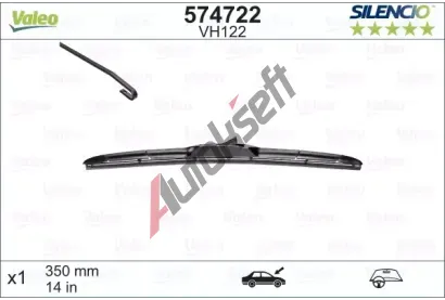 VALEO Stra SILENCIO HBLADE 350 mm VA 574722, 574722