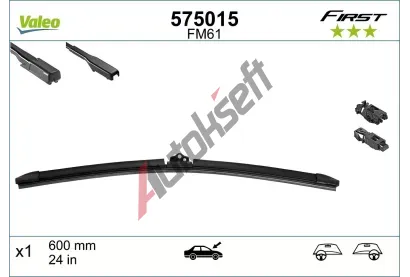 VALEO Stěrač FIRST MULTICONNECTION VA 575015, 575015 VALEO Stěrač FIRST MULTICONNECTION VA 575015, 575015