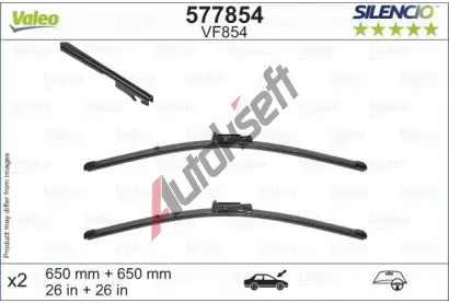 VALEO Stra SILENCIO FLAT BLADE SET VA 577854, 577854