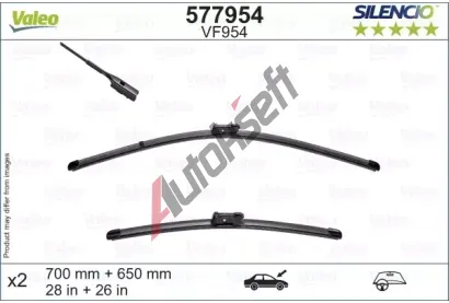 VALEO Stra SILENCIO FLAT BLADE SET VA 577954, 577954