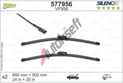 VALEO Stra SILENCIO FLAT BLADE SET VA 577956, 577956