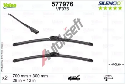 VALEO Stra SILENCIO FLAT BLADE SET VA 577976, 577976