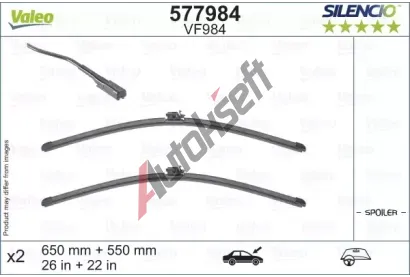 VALEO Stra SILENCIO FLAT BLADE SET VA 577984, 577984