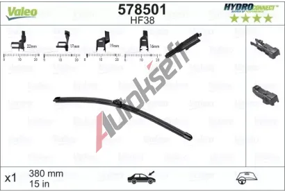 VALEO Stra HYDROCONNECT 380 mm VA 578501, 578501