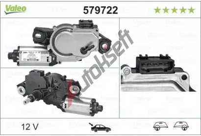 VALEO Motor stra VA 579722, 579722