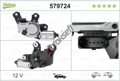 VALEO Motor stěračů VA 579724, 579724 VALEO Motor stěračů VA 579724, 579724