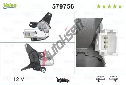VALEO Motor stra VA 579756, 579756