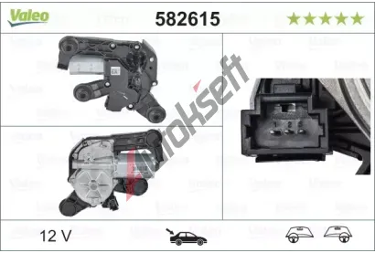 VALEO Motor stěračů ORIGINAL PART VA 582615, 582615 VALEO Motor stěračů ORIGINAL PART VA 582615, 582615