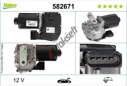 VALEO Motor stěračů ORIGINAL PART VA 582671, 582671 VALEO Motor stěračů ORIGINAL PART VA 582671, 582671