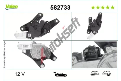 VALEO Motor stěračů VA 582733, 582733 VALEO Motor stěračů VA 582733, 582733