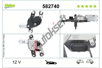VALEO Motor stěračů VA 582740, 582740 VALEO Motor stěračů VA 582740, 582740