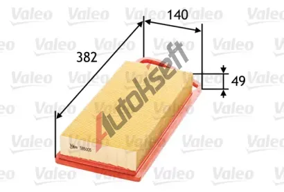 VALEO Vzduchov filtr VA 585005, 585005