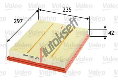 VALEO Vzduchov filtr VA 585013, 585013