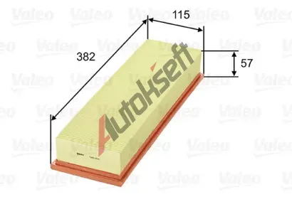 VALEO Vzduchov filtr VA 585014, 585014