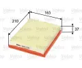 VALEO Vzduchov filtr ‐ VA 585021