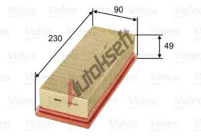 VALEO Vzduchov filtr VA 585023, 585023