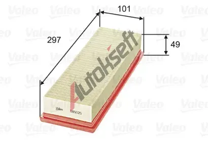 VALEO Vzduchov filtr VA 585025, 585025