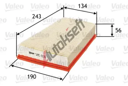 VALEO Vzduchov filtr VA 585030, 585030