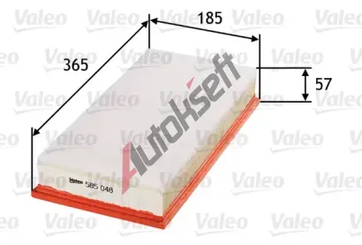 VALEO Vzduchov filtr VA 585048, 585048