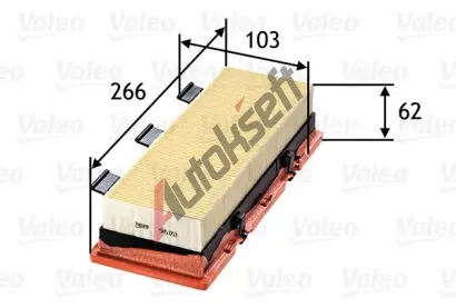 VALEO Vzduchový filtr VA 585053, 585053 VALEO Vzduchový filtr VA 585053, 585053