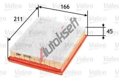 VALEO Vzduchov filtr VA 585055, 585055