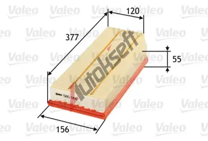 VALEO Vzduchov filtr VA 585066, 585066