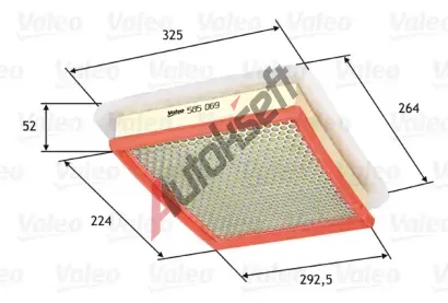 VALEO Vzduchov� filtr VA 585069, 585069