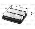 Vzduchov filtr VALEO ‐ VA 585086