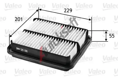 VALEO Vzduchov filtr VA 585086, 585086