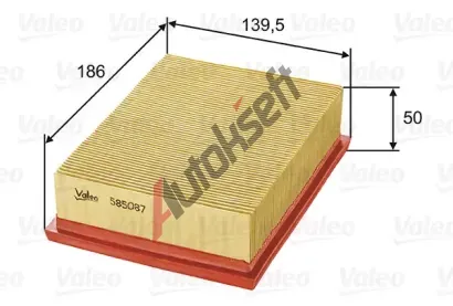 VALEO Vzduchov filtr VA 585087, 585087