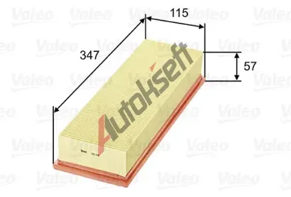 VALEO Vzduchov filtr VA 585098, 585098
