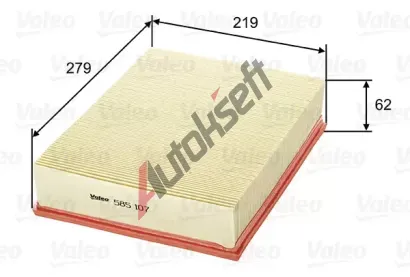 VALEO Vzduchov filtr VA 585107, 585107