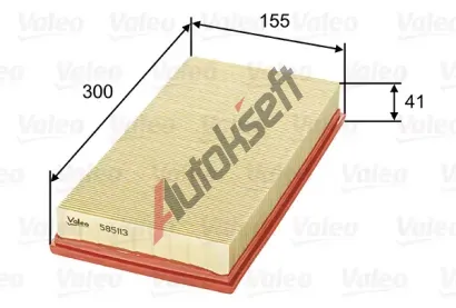 VALEO Vzduchov� filtr VA 585113, 585113