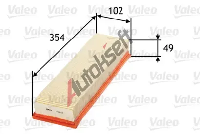 VALEO Vzduchov filtr VA 585114, 585114