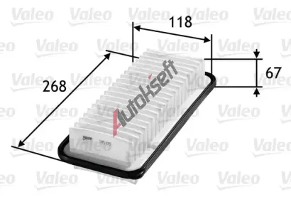 VALEO Vzduchový filtr VA 585125, 585125 VALEO Vzduchový filtr VA 585125, 585125