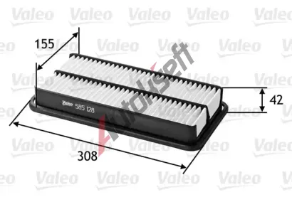 VALEO Vzduchov filtr VA 585128, 585128