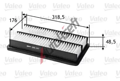 VALEO Vzduchov filtr VA 585147, 585147