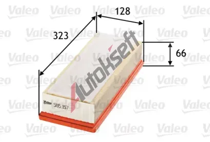 VALEO Vzduchov filtr VA 585157, 585157