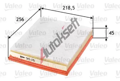 VALEO Vzduchov filtr VA 585176, 585176