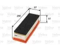 Vzduchov filtr VALEO ‐ VA 585181